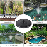 Floating Solar Fountain Pump – 17cm, Cordless Solar-Powered & Bird Bath Fountain