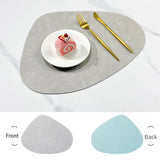 NordicDrop | Double-Sided Faux Leather Placemats | Non-Slip & Heat Resistant
