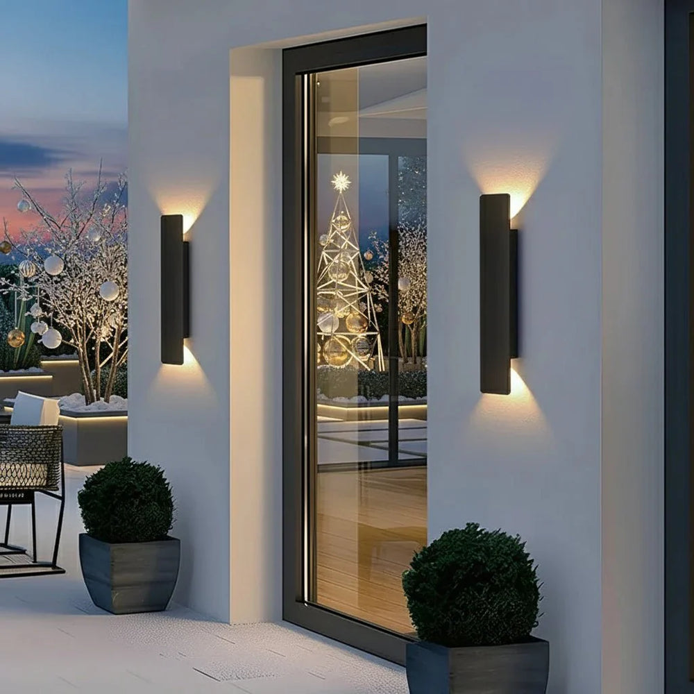 Aluminum Up/Down LED Wall Light – Indoor/Outdoor, Weatherproof & 4 Sizes