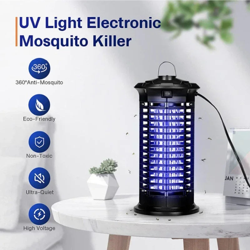 UV LED Insect Trap – 360° Attraction, Chemical-Free & Indoor/Outdoor Use