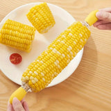 Stainless Steel Corn Cob Holders – Set of 2, Food-Safe & Non-Slip Prongs
