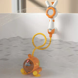 Submarine Bath Toy Shower Head – Gentle Spray, Flexible Hose & Suction Cup Mount