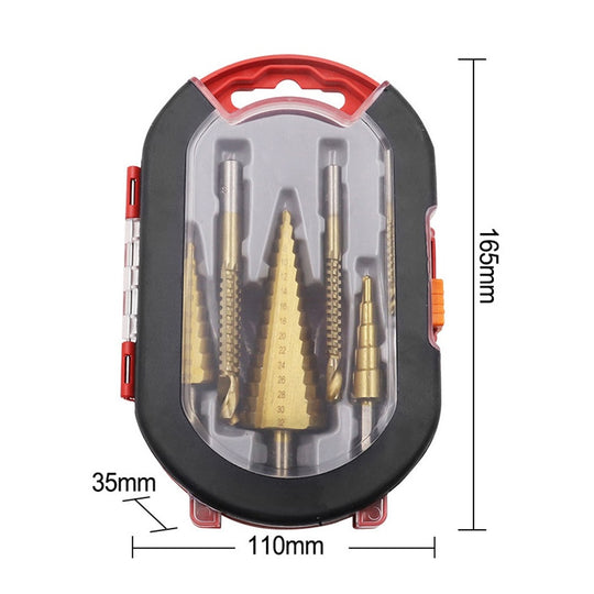 Enhanced Product Title: **Titan Drill Bit Set - 6-Piece with Storage Case | Durable & Precision Engineering for Wood, Metal & Masonry**

This title includes relevant keywords and phrases that can improve visibility and appeal to potential buyers.