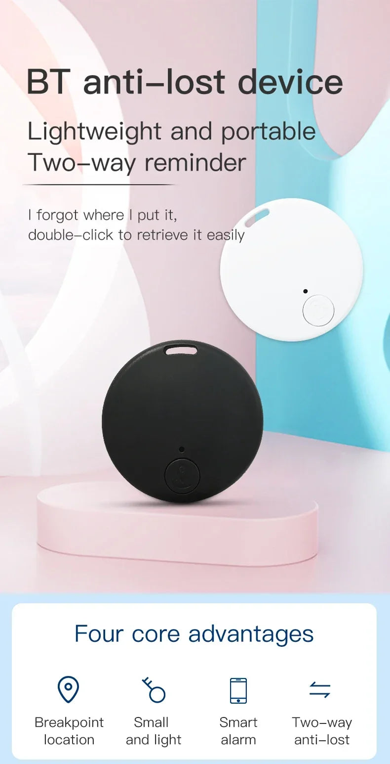 Mini GPS Tracker 2-Pack – Magnetic, App Tracking & 6-Month Standby
