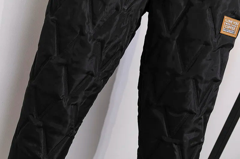 Plus Size Down-Cotton Winter Pants for Ultimate Warmth - Ideal for Cold Weather Comfort