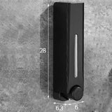 Wall-Mounted Soap Dispenser – 500ml Chambers, Magnetic Lid & 1/2/3-Chamber