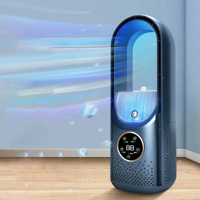 BowLift | Bladeless Portable Fan | Ultra-Quiet, Ergonomic Design & Ideal for Home and Office Use