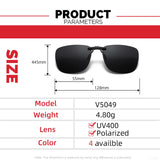 Clip-On Sunglasses polarized UV400 | Kalsten