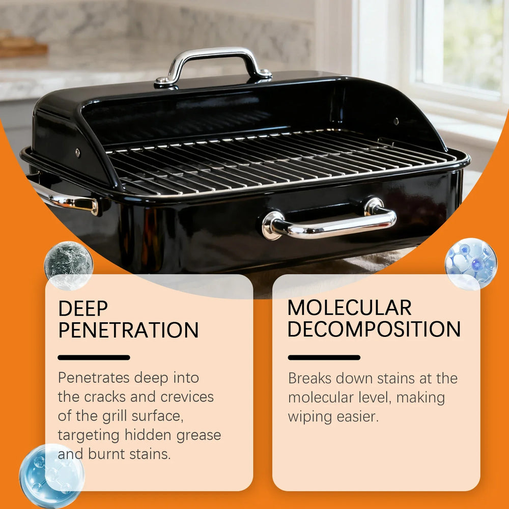 Grill Cleaner Spray 100ml – Grease & Soot Remover for BBQ, Oven & Stovetop