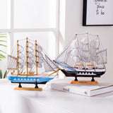 Kalsten | Royaleva Nordic Wood Sailboat Sculpture - LED illuminated decorative piece, battery-operated