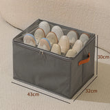Foldable Shoe Storage Box – Clear Lid, Leather Handle & Stackable