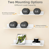 Stylish Metal Wall Shelf - Modern Industrial Design for Home Decor & Storage