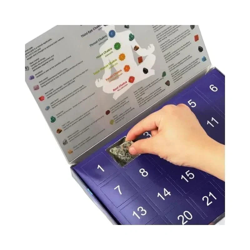 Gemstone Advent Calendar for Kids – 24 Natural Crystals