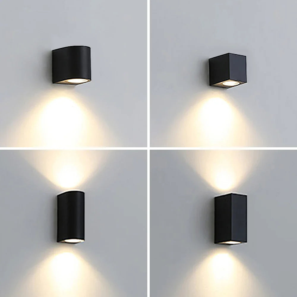 Aluminum Outdoor Wall Light – GU10 Socket, IP65 Waterproof & Up/Down Beam