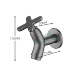 BowLift | BrassFlow – Wall-Mounted Cold Water Tap in Solid Brass