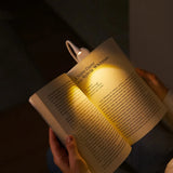 Clip-On LED Book Light – Dimmable, 360° Flexible & USB Rechargeable