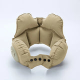 Inflatable Travel Neck Pillow – Push-Button Inflation, U-Shape & Adjustable Buckle