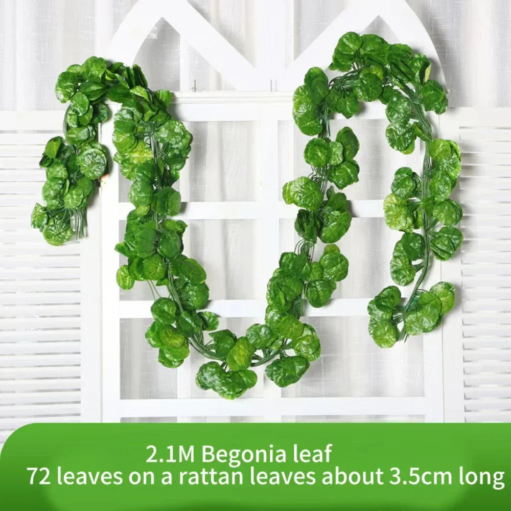 Artificial Ivy Garland 2.1m – Maintenance-Free, Wall & Wedding Decor