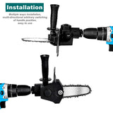 Optimized Product Title: "Bohrmaschinen Kettensägen Aufsatz für Äste – Multifunktionales Gartenwerkzeug für effiziente Gartenarbeiten" 

This title includes relevant keywords while also highlighting the product's multifunctionality and intended use, makin