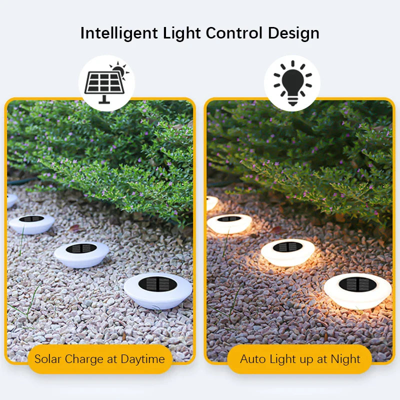 Enhanced Product Title: "4er-Set Solar-Bodenleuchten mit 14 LEDs – 360° Beleuchtung für Garten und Außenbereich" 

This title includes relevant keywords while maintaining clarity and appeal for potential customers.