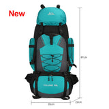 Trekking Backpack – 90L Waterproof Nylon, Padded Hip Belt & Multiple Compartments