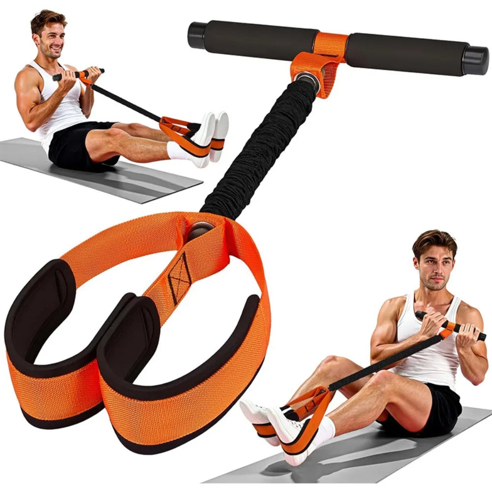Resistance Band Ab Roller Fitness Trainer Core Workout