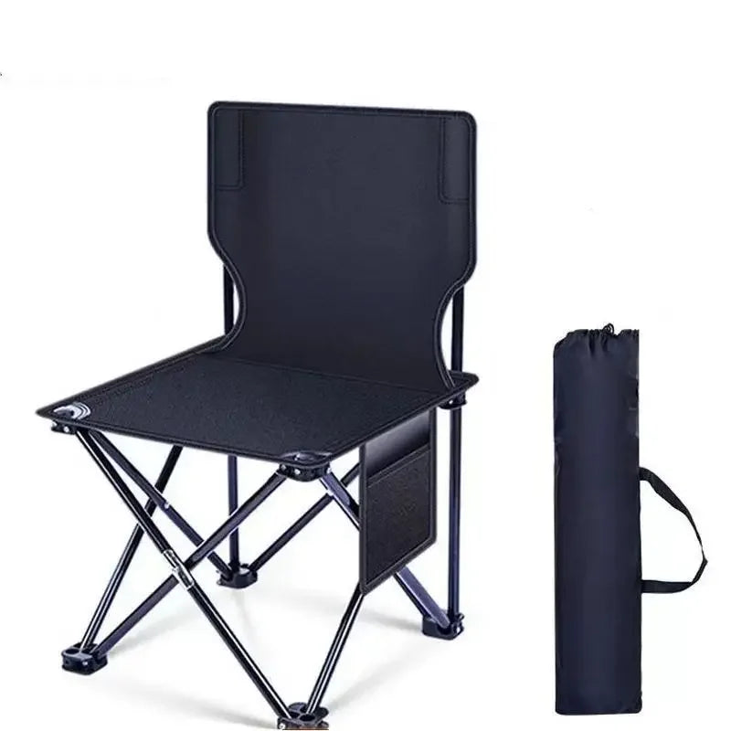 Folding Camping Chair with Carry Bag – Steel Frame, 100kg & Compact