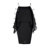 Plus-Size Off-the-Shoulder Lace Swing Dress for Fall - Elegant & Stylish Women's Fashion