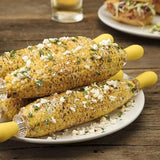 Stainless Steel Corn Cob Holders – Set of 2, Food-Safe & Non-Slip Prongs