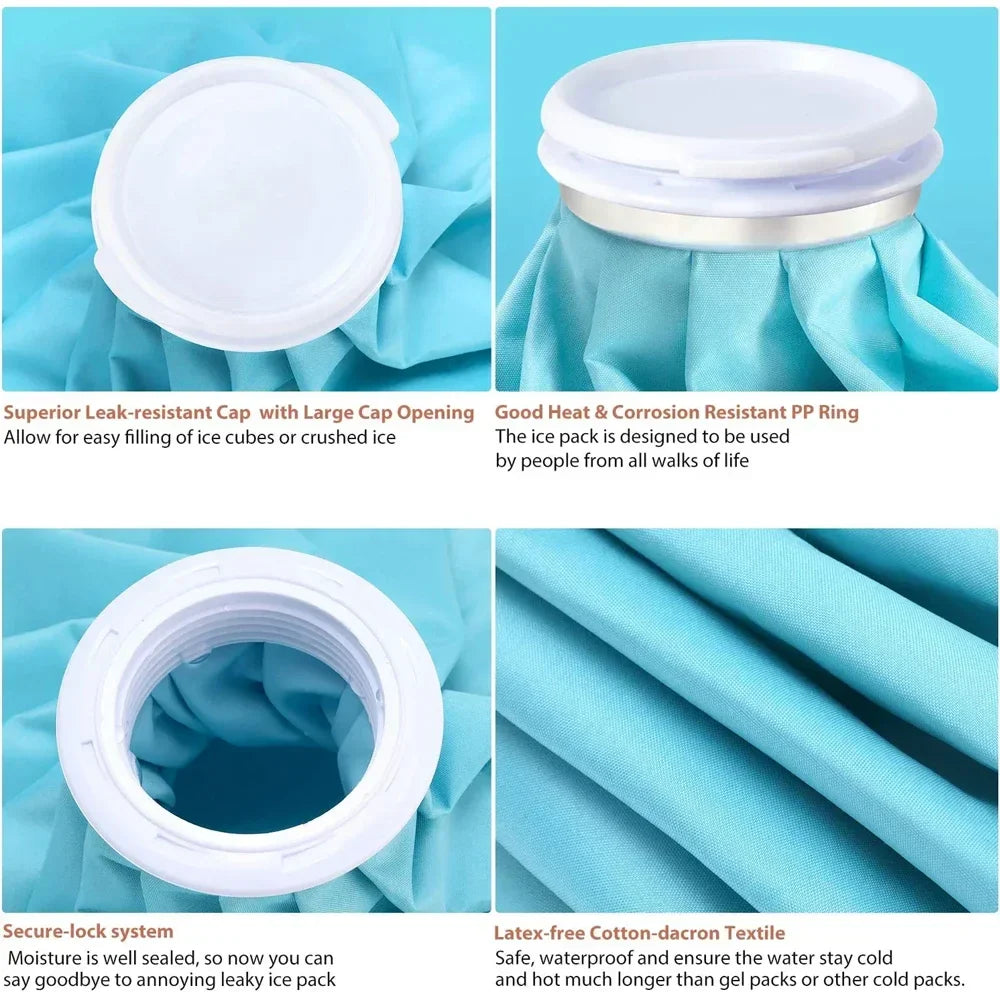 Reusable Ice Pack – Leak-Proof, Hot & Cold Therapy (15/23/28cm)