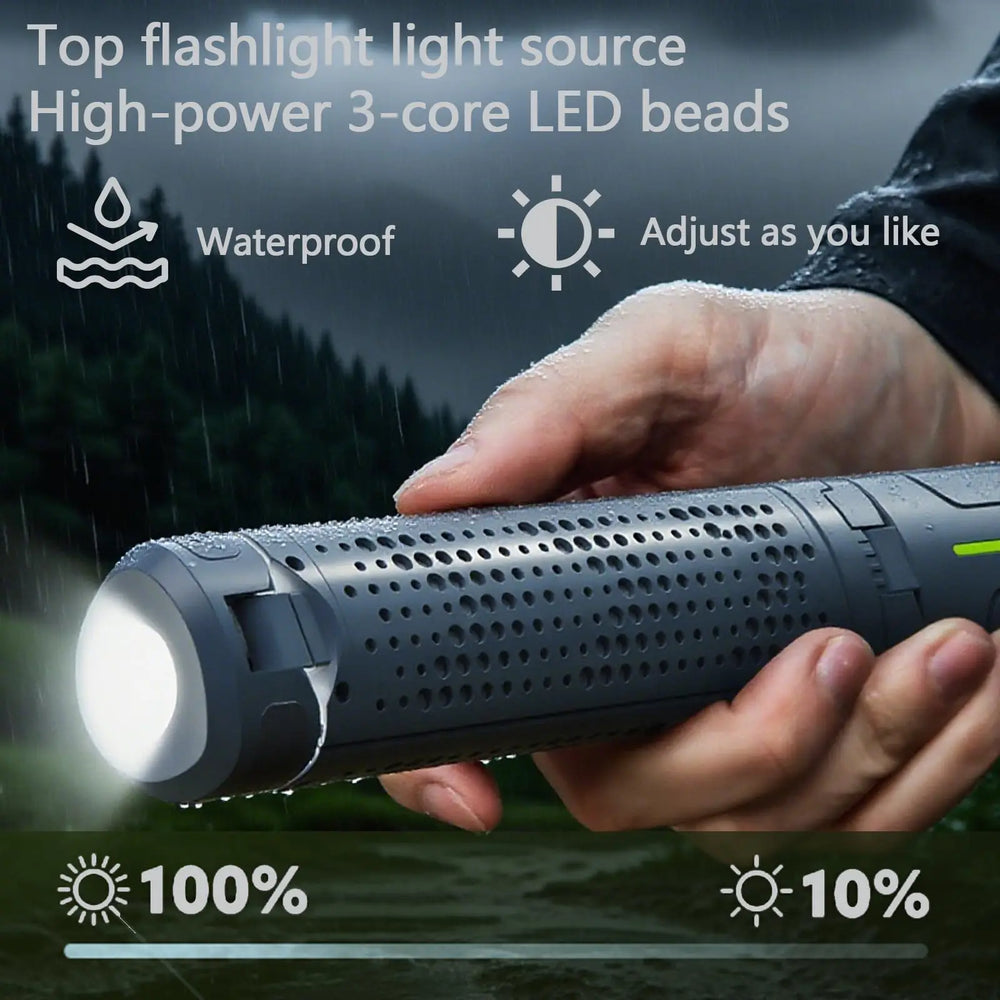 LED Camping Lantern – 8000mAh Power Bank, 3 Light Modes & Waterproof