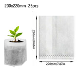 Biodegradable Seedling Bags – Breathable Nonwoven, Root-Friendly & 25/50/100 Pack