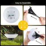 Enhanced Product Title: "4er-Set Solar-Bodenleuchten mit 14 LEDs – 360° Beleuchtung für Garten und Außenbereich" 

This title includes relevant keywords while maintaining clarity and appeal for potential customers.
