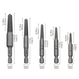 Screw Extractor Set – 10-Piece, Left-Hand Thread & Hardened Steel Hex Shank