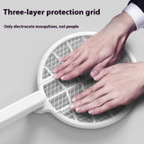 Elektrische Fliegenklatsche mit LED-Licht und faltbarem Design