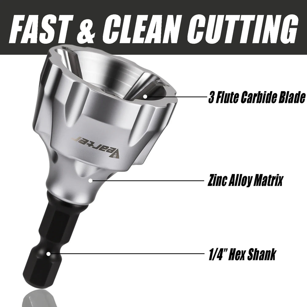 Deburring Tool – Carbide 3-Flute Blade, 6.35mm Hex Shank & Zinc Alloy Body