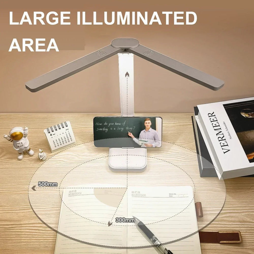 LED Table Lamp | Reading Light | USB Rechargeable. Dimmable & Touch-Controlled for Reading | Kalsten