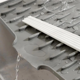 Silicone Dish Draining Mat – Built-In Drain Spout, Non-Slip & Dishwasher-Safe