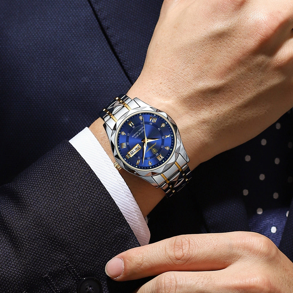LumiSteel – Stylish Men's Stainless Steel Watch
