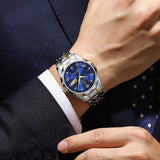 LumiSteel – Stylish Men's Stainless Steel Watch