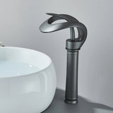 Flowarc Waterfall Mixer Tap – Gray-Long