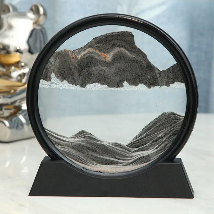 3D Sandbild Glass Art - Unique Sand Picture for Home Decor & Gifts