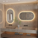 LumoOval | Oval LED Bathroom Mirror | Anti-Fog & Dimmable Backlit Design