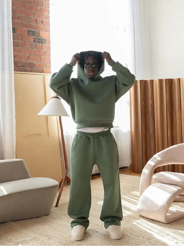 Bastian – Oversized Men's Tracksuit with Hoodie & Sweatpants
