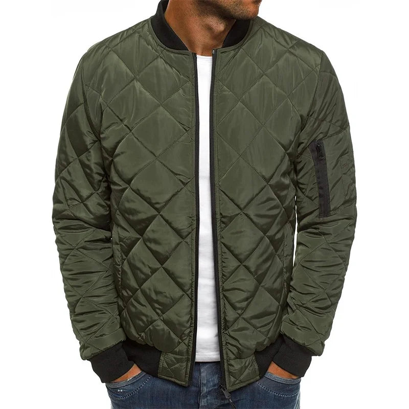Enhanced Product Title: Dale™ Cotton Diamond Pattern Jacket - Stylish & Comfortable Outerwear for Every Season