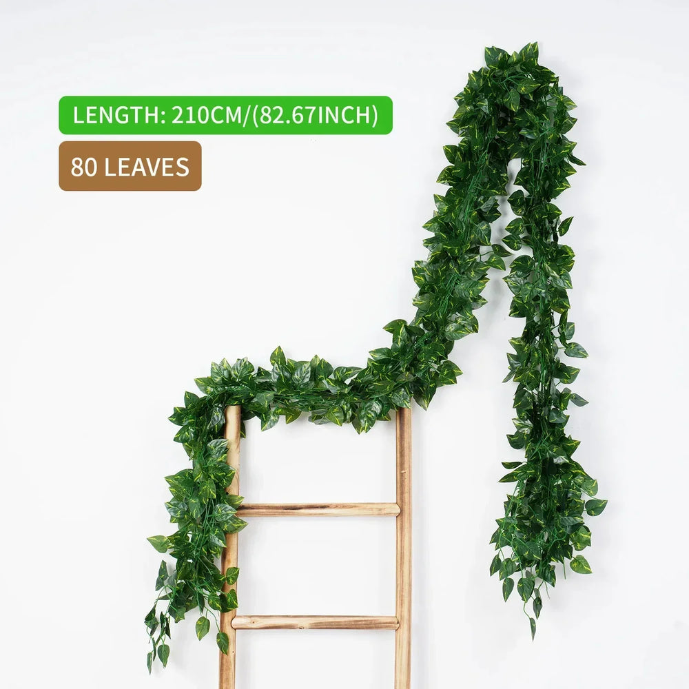 Artificial Ivy Garland 2.1m – Maintenance-Free, Wall & Wedding Decor