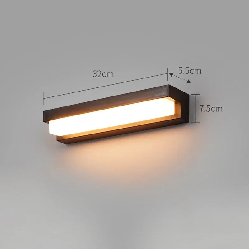 Solar LED Wall Light – 3 Light Modes, Remote Control & Weatherproof Outdoor