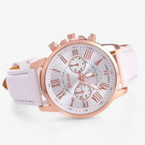 Kalsten | Camille Womens Waterproof Leather Strap Watch 42mm