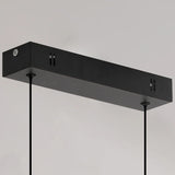 Modern Linear Dining Pendant Light | Minimalist LED Chandelier for Kitchen & Living Spaces