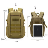 Waterproof Tactical Backpack – 20L, MOLLE System & Durable Nylon